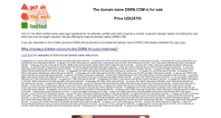 Desktop Screenshot of dsrn.com